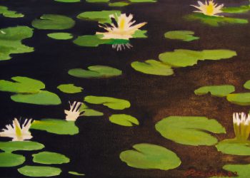 Lilly Pads - Oil on Canvas, 18" x 26"