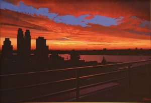 Westside at Sunset – OIl on Canvas – 40” x 60”